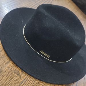 Vince Camuto Hat -women one size, black wool